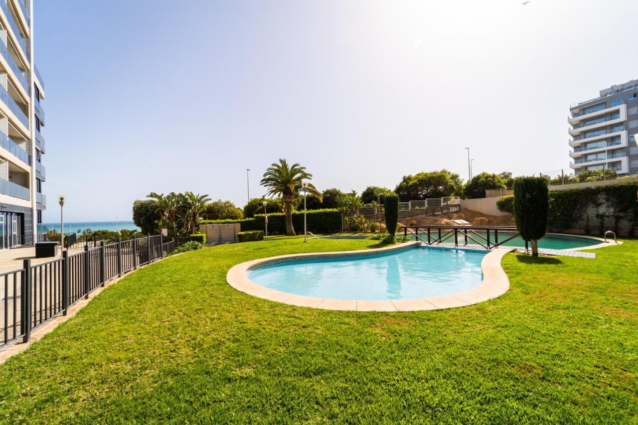 Primera Linea De Mar Con Piscina, Gimnasio Y Parking 2 Hab Y 2 Banos La Vila Joiosa Extérieur photo